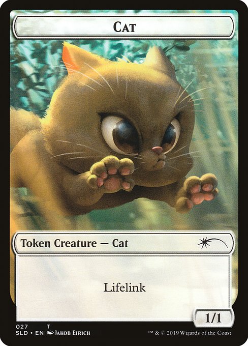 (027)《猫トークン/Cat Token》[SLD] 白
